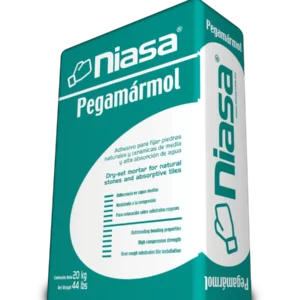 PEGAMARMOL BLANCO NIASA SACO 20 KG.