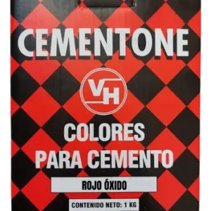 COLOR PARA CEMENTO ROJO OXIDO CAJA 1 KG.