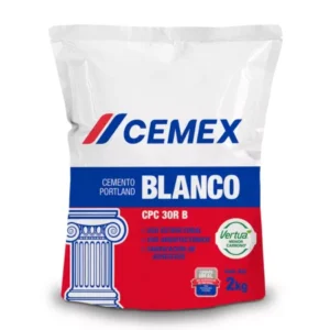 BOLSA 2KG CEMENTO BLANCO CEMEX