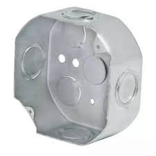 CAJA HEXAGONAL GALV. DE 3 X 3