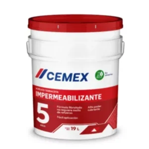 IMPEMEABILIZANTE 5 BCO CEMEX 19LT