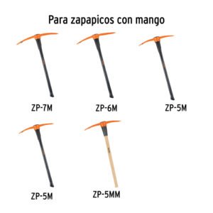MANGO DE MADERA 36 PARA ZAPAPICOS Y TALACHOS DE 4 A 7 LB