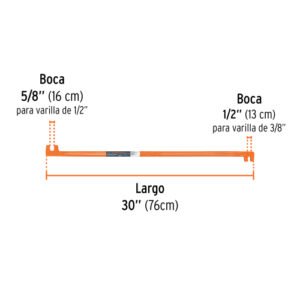 GRIFA DOS BOCAS DE 5/8 Y 1/2