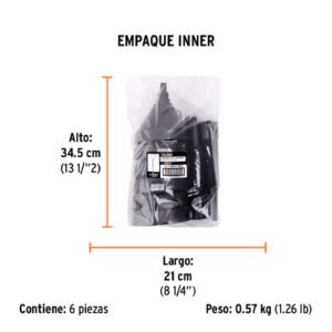 EMBUDO PLASTICO FLEX CON FILTRO 5"