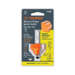 BROCA PARA ROUTER,DOBLE ROMANA,1-3/8"