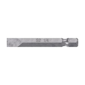 PUNTAS PARA DESARMADOR PLANAS, P25, LARGO 2", 5 PIEZAS