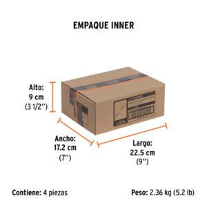 CINCEL DE CORTE FRIO, 1X8" C/GRIP
