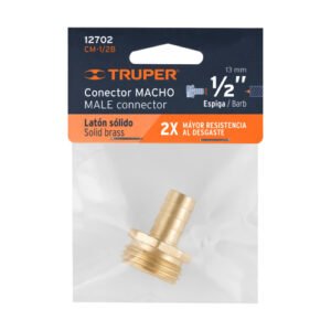 CONECTOR 1/2" MACHO