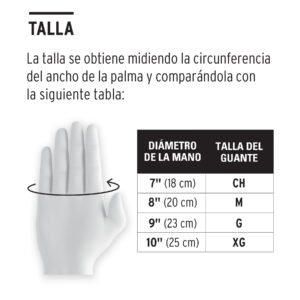 GUANTES NYLON RECUBIERTOS DE NITRILO MEDIANOS