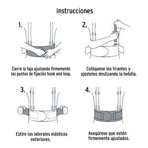 FAJA CON TIRANTES AJUSTABLES T-GDE