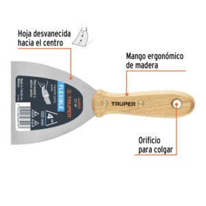 ESPÁTULA FLEXIBLE, 4"