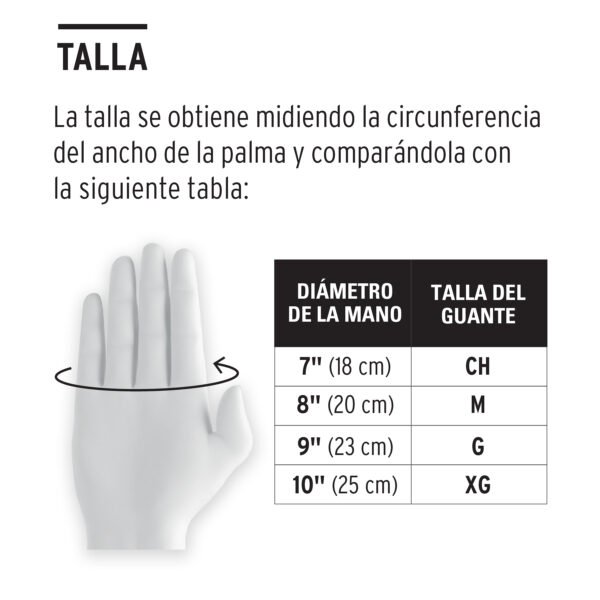 GUANTES GDES. DE POLIESTER