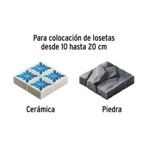LLANA MANGO PLASTICO CANTO DENTADO CUAD. 6 REM 11"