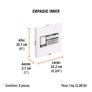 DISCOS 7-1/4" 40 DIENTES CENTRO 5/8