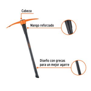 ZAPAPICO 5 LBS MANGO DE MADERA 36"