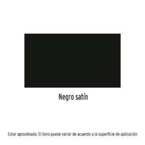 PINTURA EN AEROSOL, NEGRO SATIN
