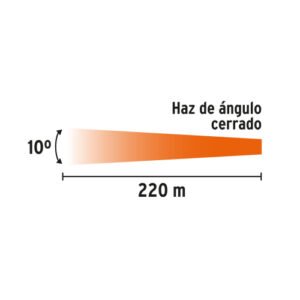 LINTERNA PLAST. LED RECARGABLE
