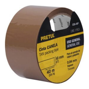 CINTA DE EMPAQUE CANELA, 40M