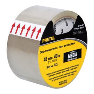CINTA DE EMPAQUE TRANSP. 40M