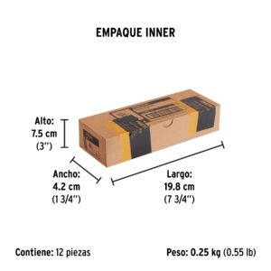 BROCHA MANGO DE PLASTICO 1" PRETUL