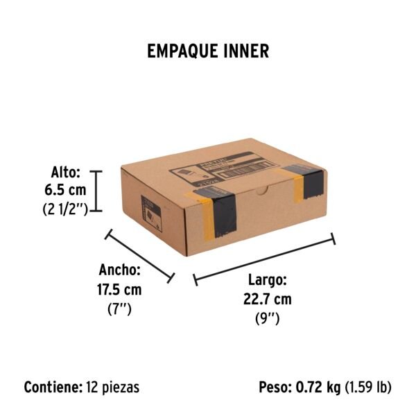 BROCHA MANGO DE PLASTICO 3" PRETUL