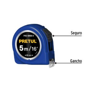 FLEXOMETRO 5M PRETUL