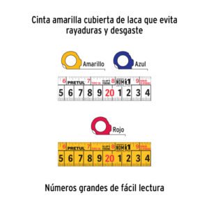 FLEXÓMETRO 5.5M PRETUL