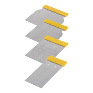 JUEGO DE 4 CUÑAS MANGO PLASTICO PRETUL