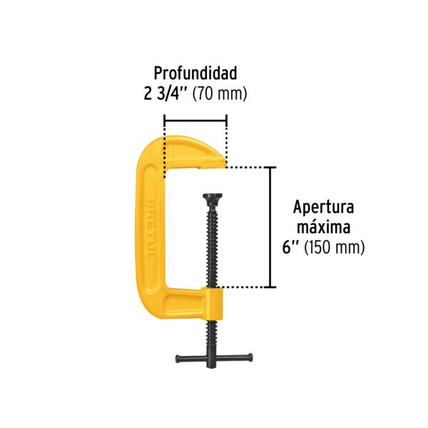 PRENSA DE HIERRO NODULAR 5", PRETUL