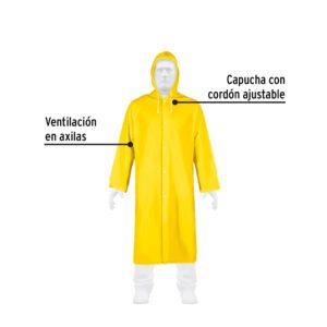 GABARDINA IMPERMEABLE DE PVC, GDE