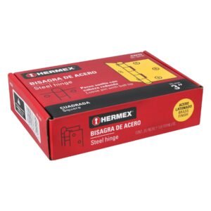 BISAGRA CUADRADA 3",ACERO LATONADO,RED