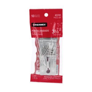 PORTACANDADO ACERO ZINCADO 3-1/4"