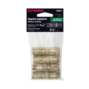 TAQUETE DE EXPANSION, 5/16, BOLSA 4 PIEZAS