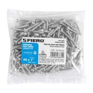 PIJA PARA LAMINA, #8, 1"