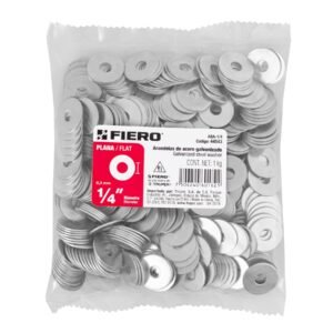 ARANDELA DE ACERO GALVANIZADO DE 1/4