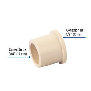 REDUCCION BUSHING CPVC,3/4"X1/2"