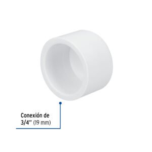 TAPON DE PVC, 3/4"