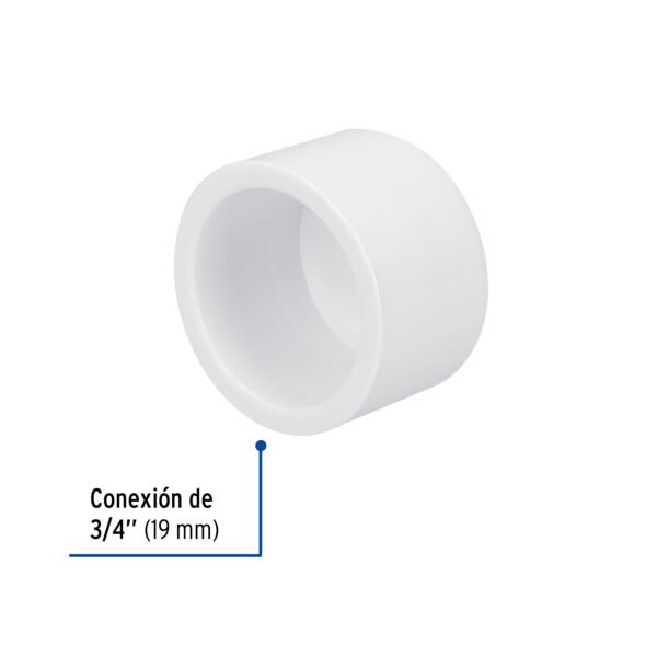 TAPON DE PVC, 3/4"