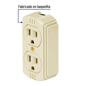 CONTACTO DE SOBREPONER DUPLEX