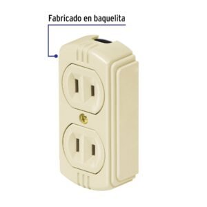 CONTACTO DE SOBREPONER DÚPLEX