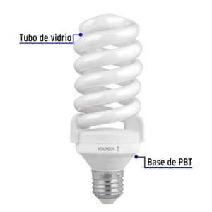 LAMPARA 28W,ESPIRAL,LUZ DIA,BLISTER 4