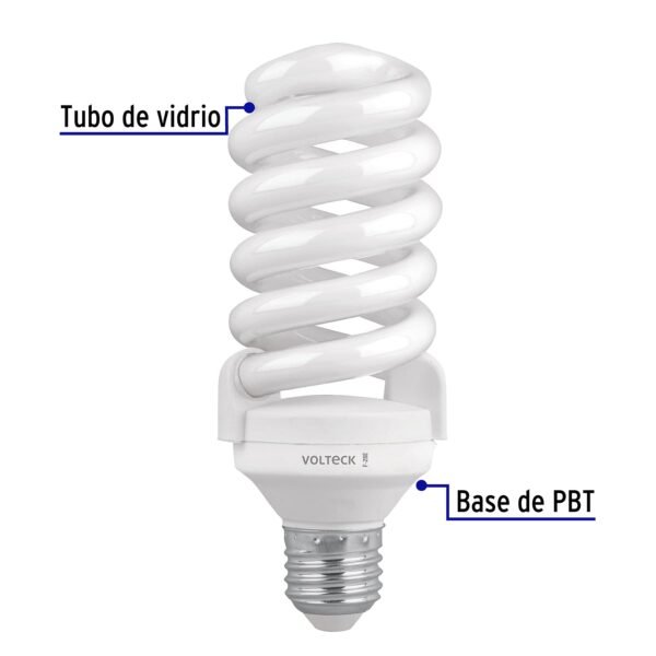 LAMPARA 28W,ESPIRAL,LUZ DIA,BLISTER 4