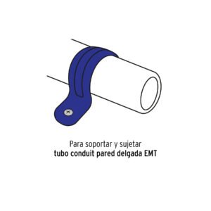 ABRAZADERA DE TUBO TIPO UÑA 1/2"