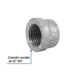 TAPON HEMBRA 1/2 DE ACERO GALV