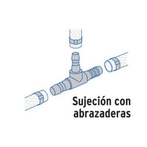 TEE INSERCION 1/2 DE POLIPROPILENO