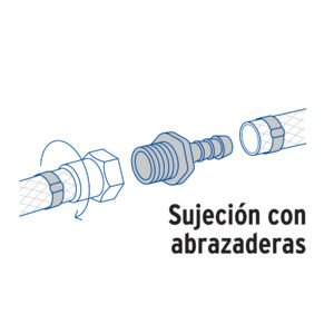 ADAPTADOR INSERCION ROSCA EXT 1/2X3/8