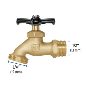 LLAVE P/MANGUERA,LATON,100GR 1/2" FOSET B