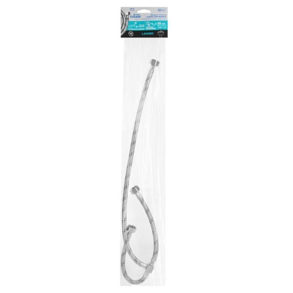 MANGUERA HULE "T",55CM, ACERO INOX