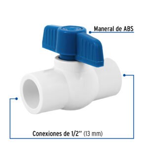 VALVULA ESFERA PVC 1/2