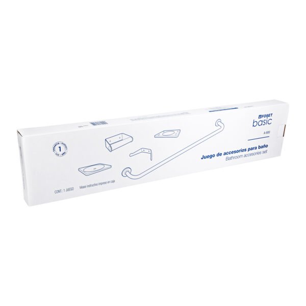 JUEGO ACCESORIOS BAÑO,5 PZAS,BASIC